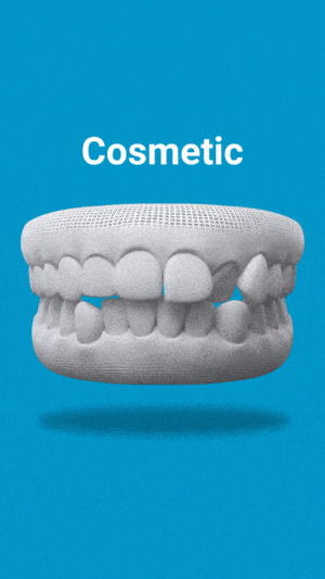 Invisalign treatment for cosmetic dental concerns