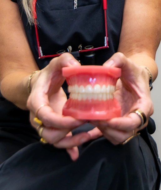 Clear Invisalign aligner treatment at Stetson Village Family Dentistry